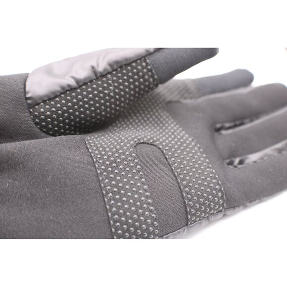 NEW Head Black Windproof Winter Gloves Sz M Fleece Line Polyester Gripper Warm - Picture 7 of 10